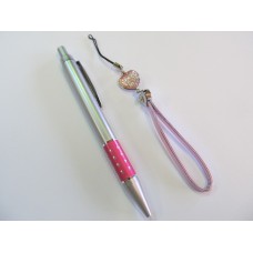 Pen and Cellphone Charm Set